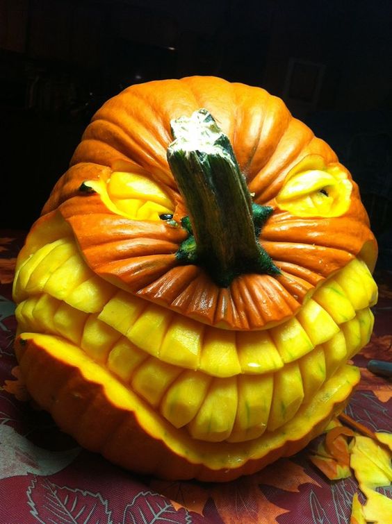 Cheerful Pumpkin Grin