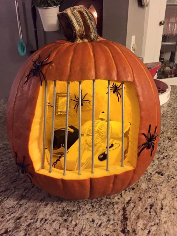 Creepy Prisoner Pumpkin