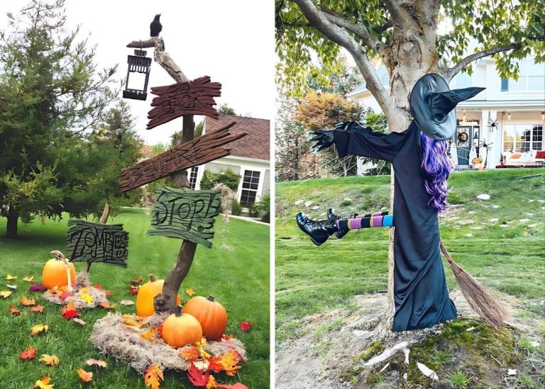 25 Unforgettable DIY Front Yard Decor Ideas to Transform Your Home This Halloween