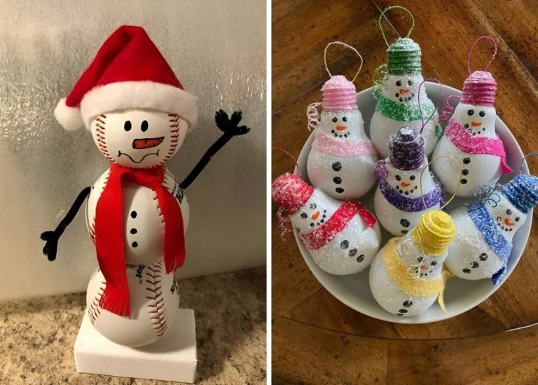 25 Cute and Fun DIY Snowman Craft Ideas to Brighten Your Holiday