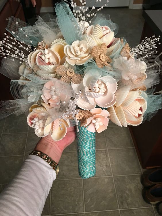 Elegant Seashell Bouquet