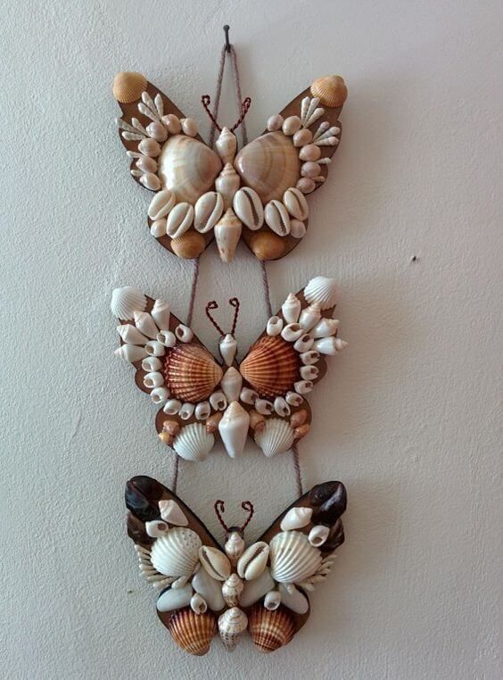 Elegant Seashell Butterflies