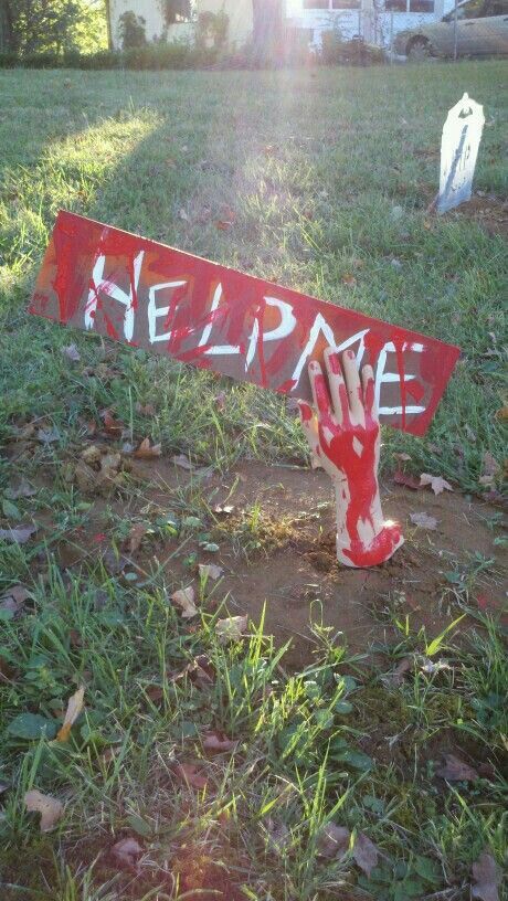 Gruesome Help Me Sign