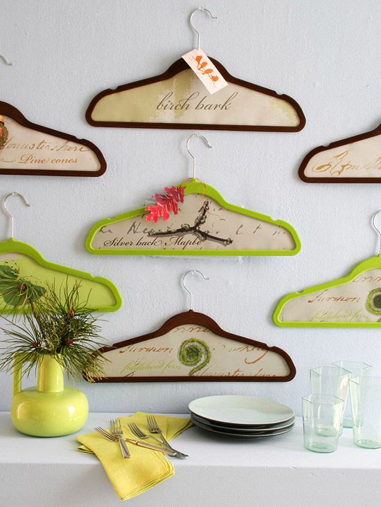 Nature-Inspired Hanger Wall Display