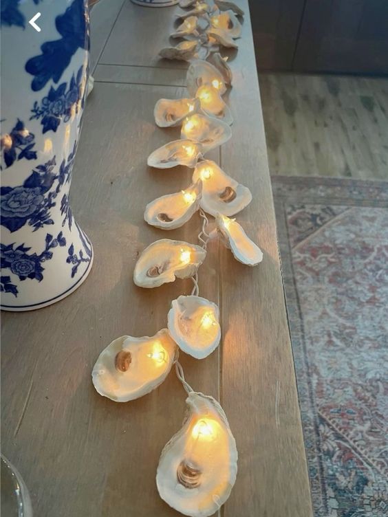 Oyster Shell Fairy Lights