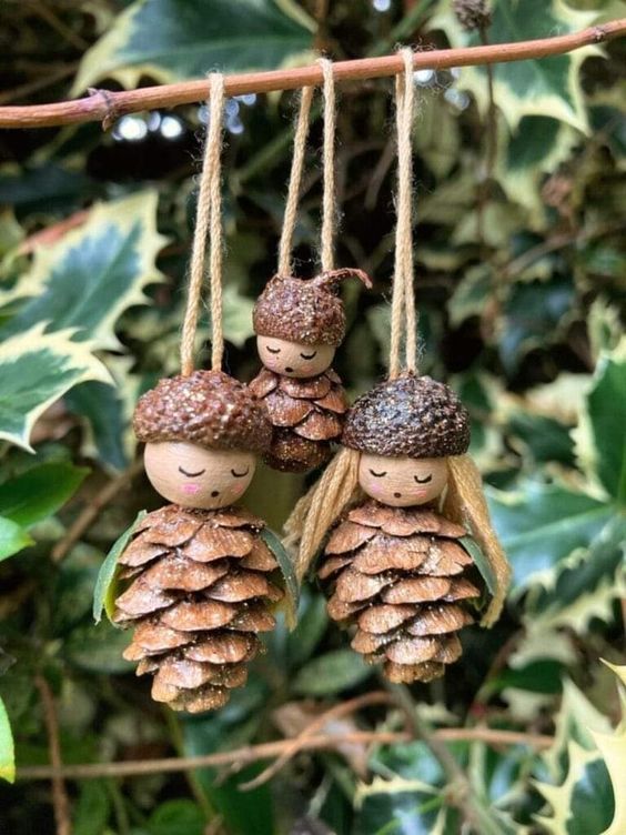 Pine Cone Woodland Fairies