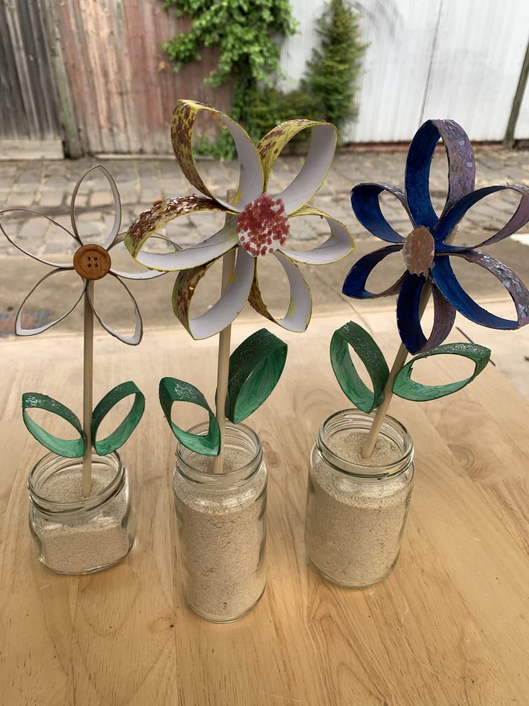 Playful Mason Jar Flower Craft