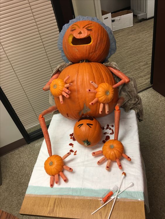 Pumpkin Delivery Room Scene