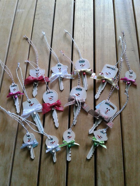 Snowman Key Ornaments