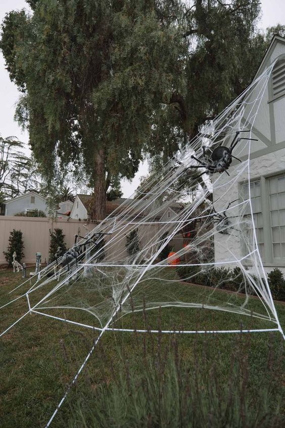 Spooktacular Giant Spider Web