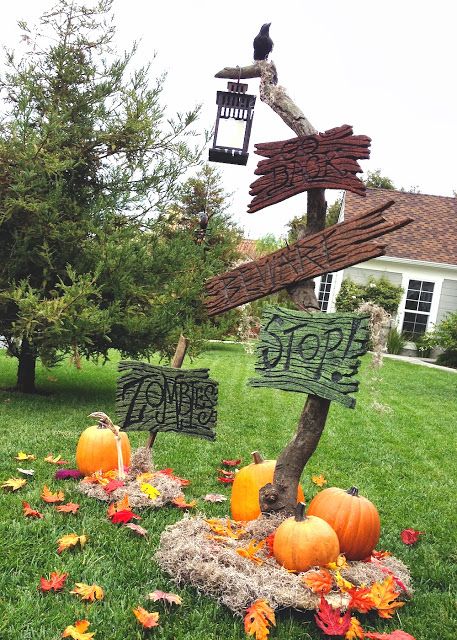 Spooky Directional Signpost