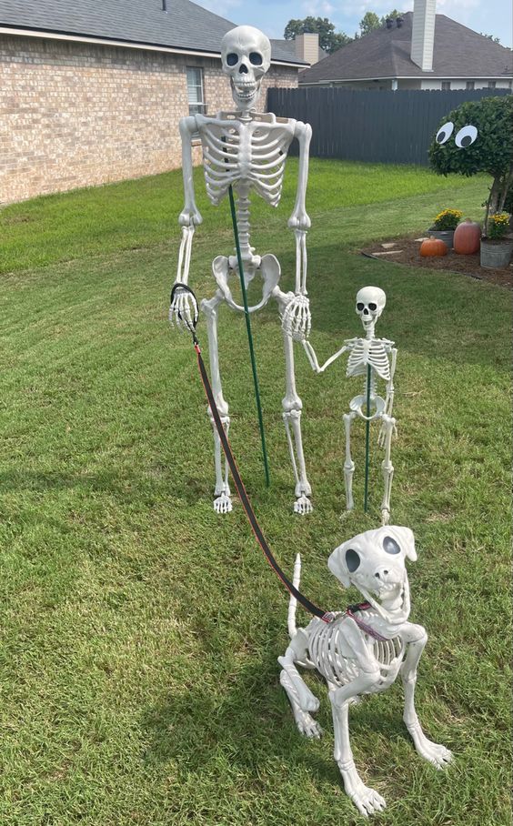 Spooky Skeleton Family Outing