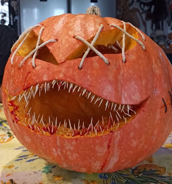 Toothy Nightmare Pumpkin