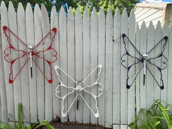 Whimsical Butterfly Hanger Art