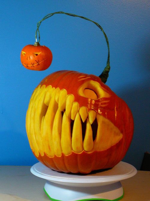 Whimsical Pumpkin Monster