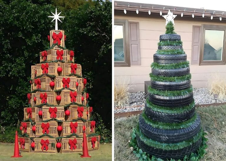 25 Unconventional DIY Christmas Tree Ideas You Can Try Holiday Season