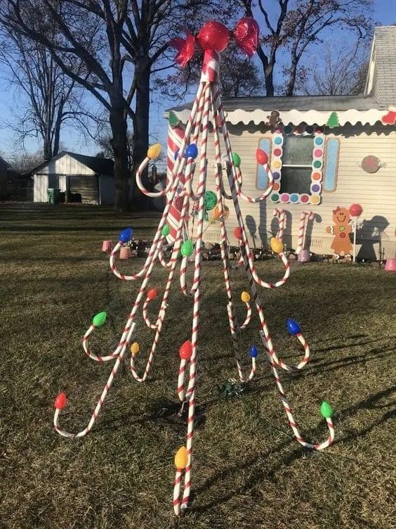 Candy Cane Light Tree