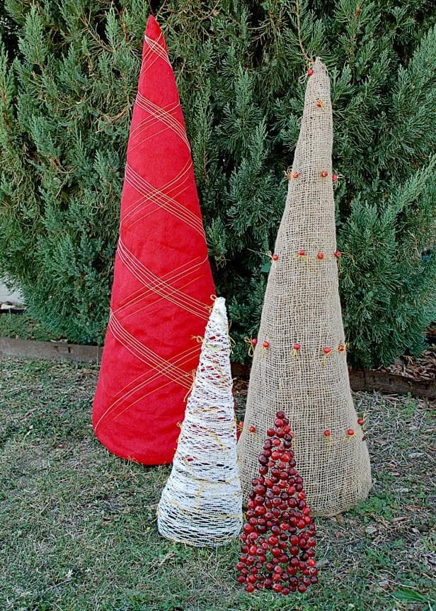 Charming Cone Christmas Trees