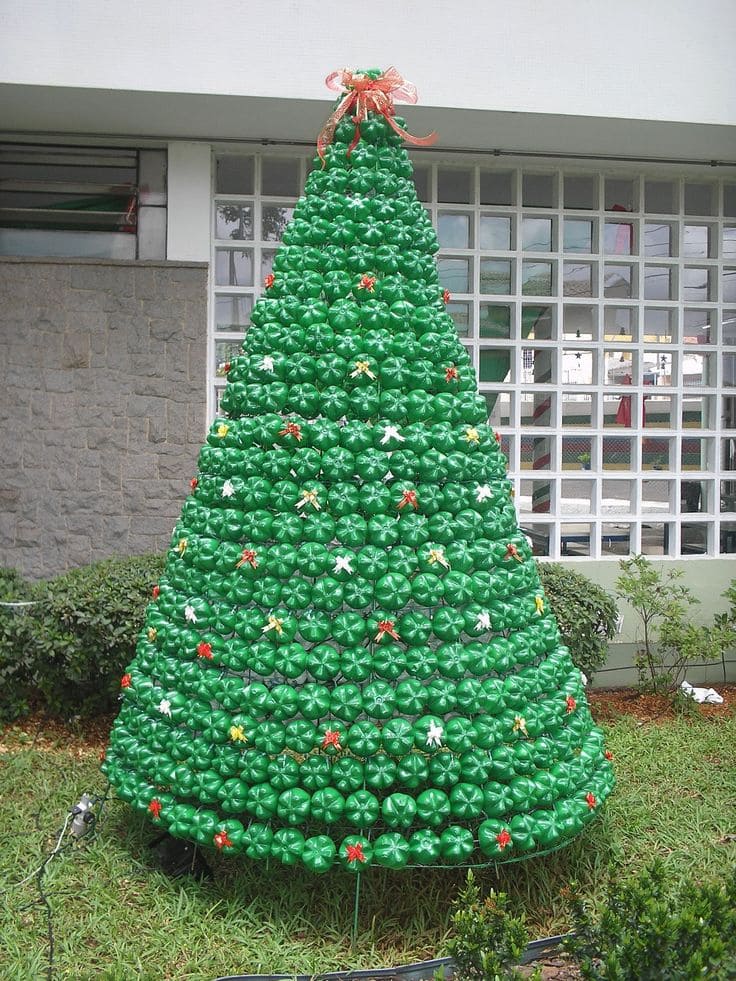 Eco-Friendly Bottle Christmas Tree