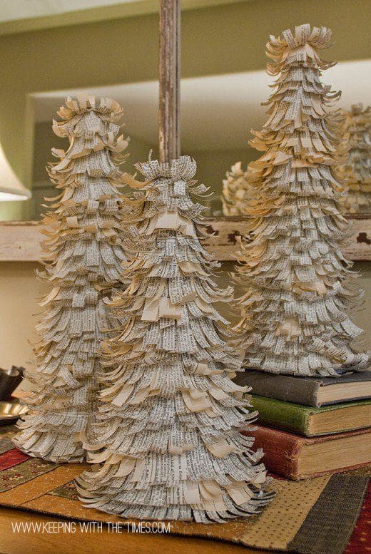 Bookworm Christmas Trees