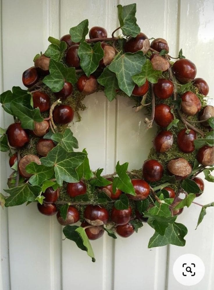 Bountiful DIY Chestnut Wreath