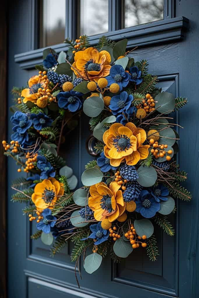 Captivating DIY Autumn Blossom Wreath