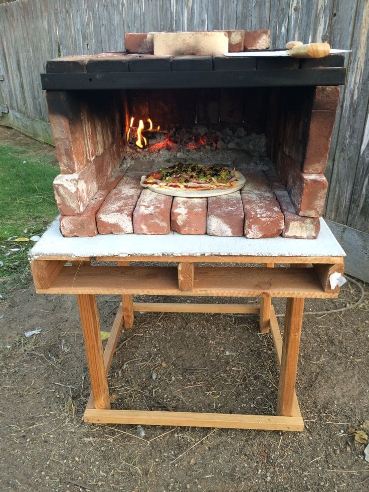 Compact Brick Oven for Outdoor Feasts