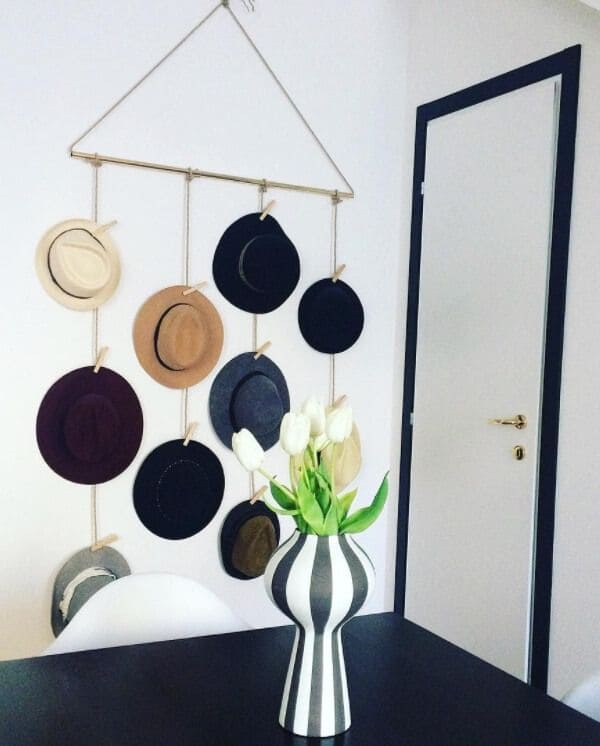 Creative Hat Display Wall Organizer