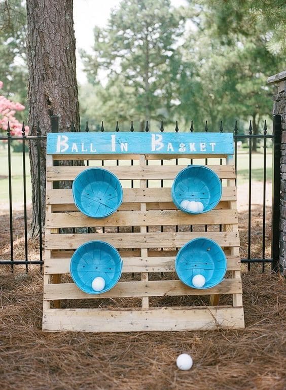 DIY Ball in the Basket Game