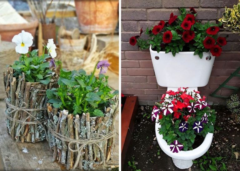 24 DIY Planter Ideas for an Affordable and Simple Garden Project