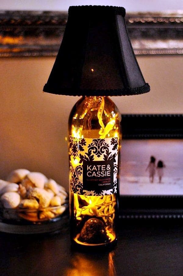 Enchanting Wine Bottle Lamp