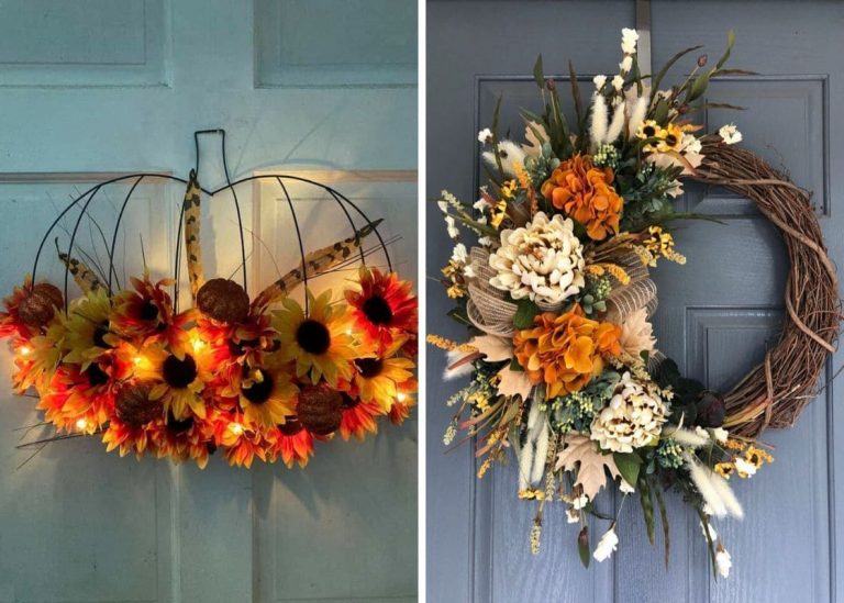 27 Creative DIY Fall Wreath Ideas You’ll Want to Try This Season