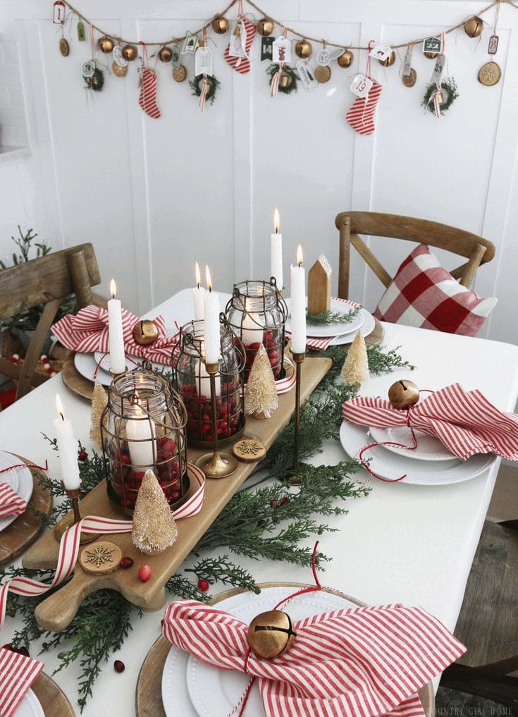 Festive Charm New Year Tablescape