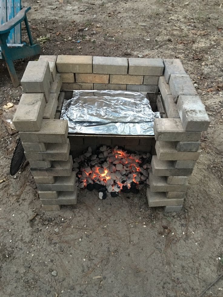 Functional Brick BBQ Pit