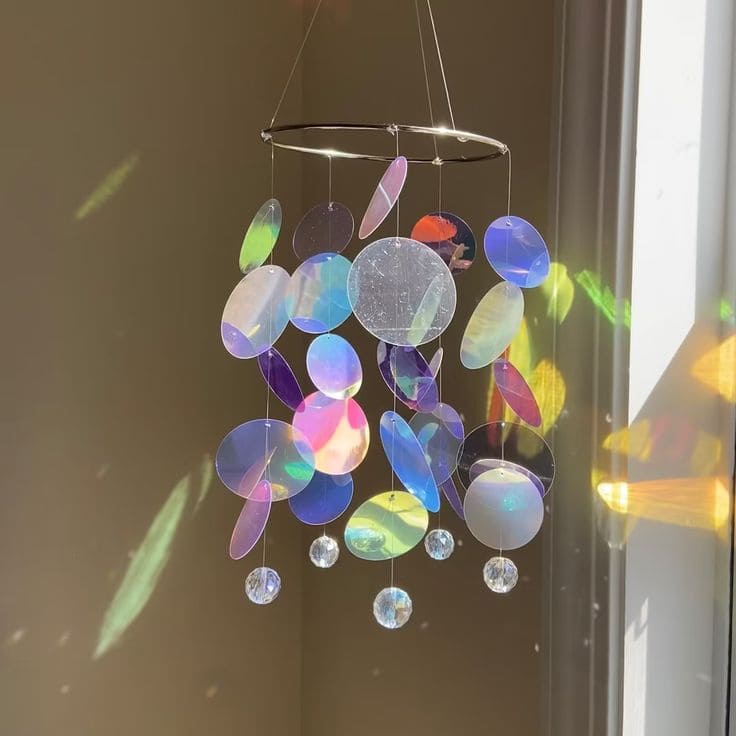 Iridescent Dreamy DIY Sun Catcher Delight