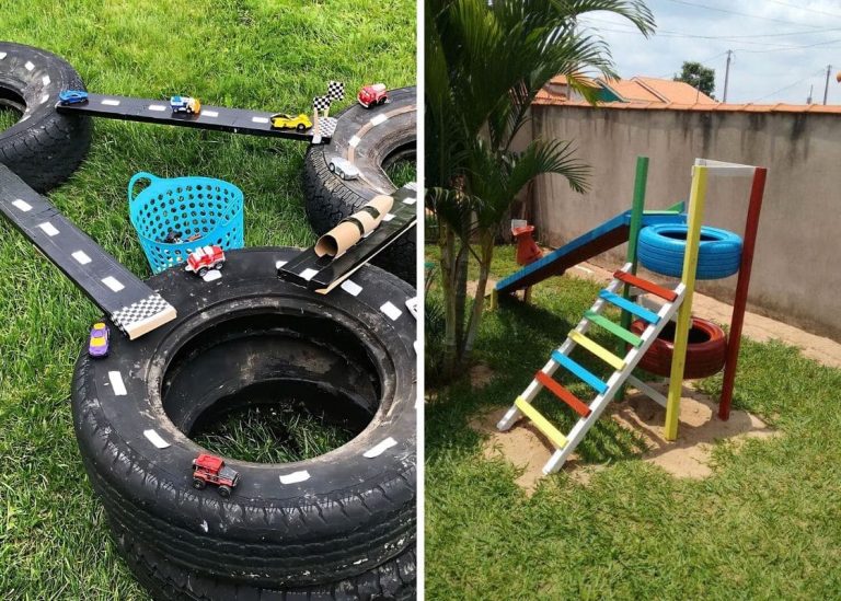 26 Fun and Creative Play Ideas with Old Tires Your Kids Will Absolutely Adore