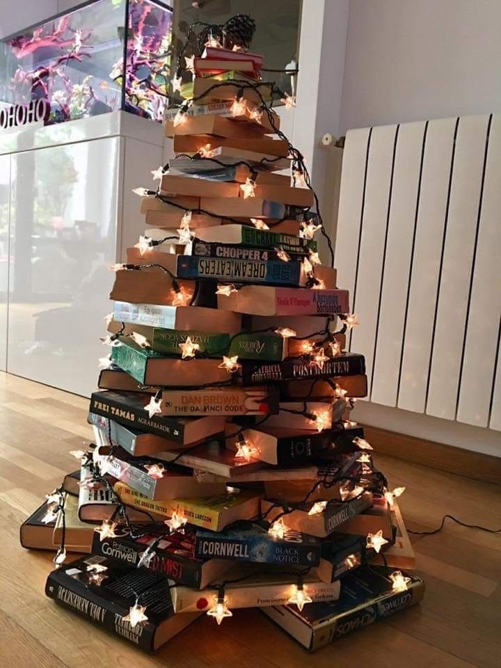 Literary Light Christmas Tree