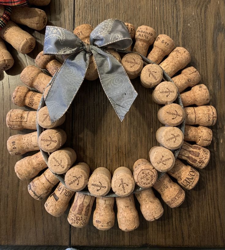 Lovely Wine Cork Wreath