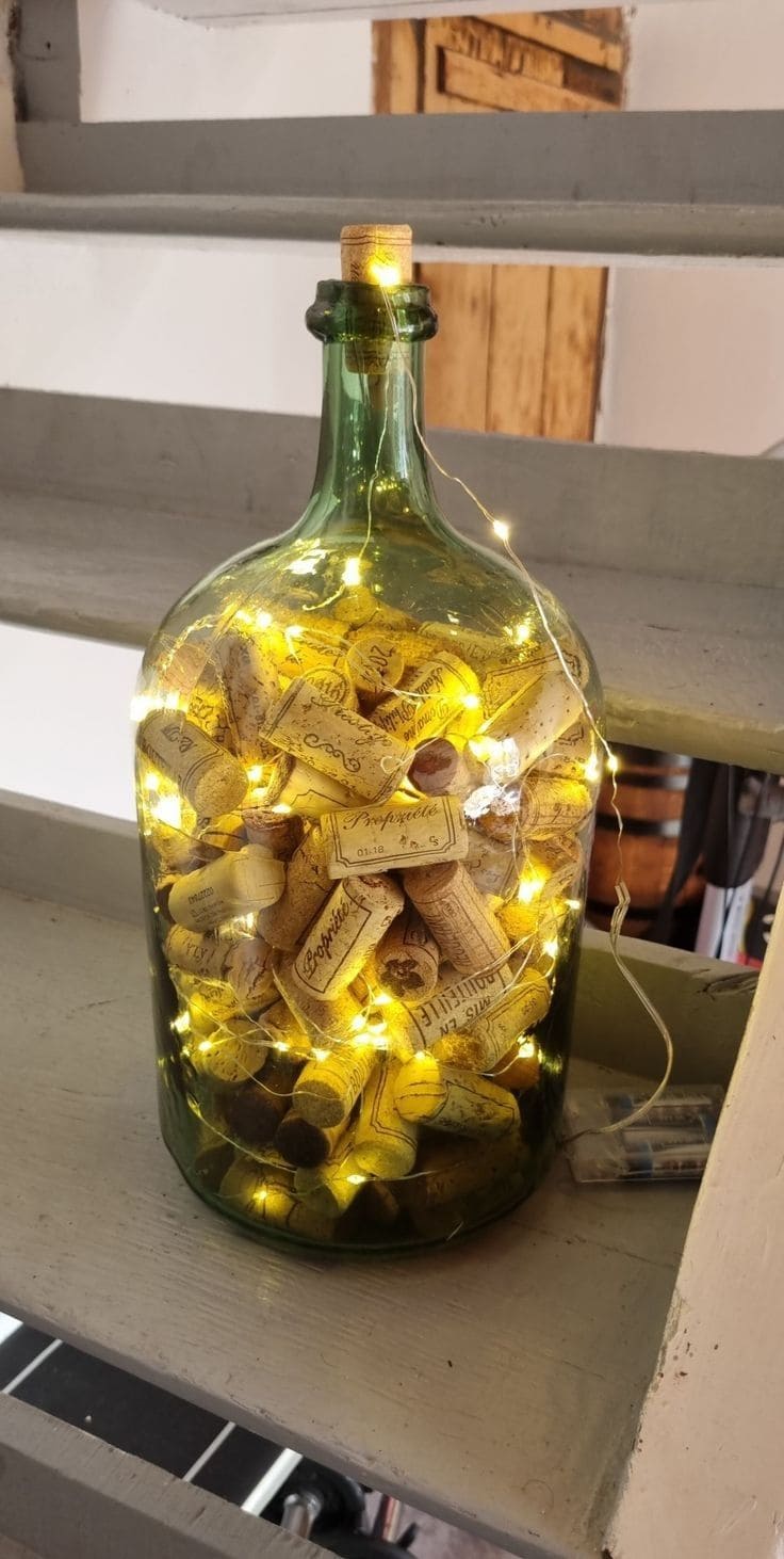 Magical Wine Cork Lantern