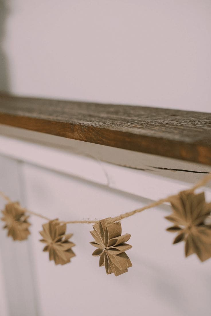 Paper Star Garland for Charm