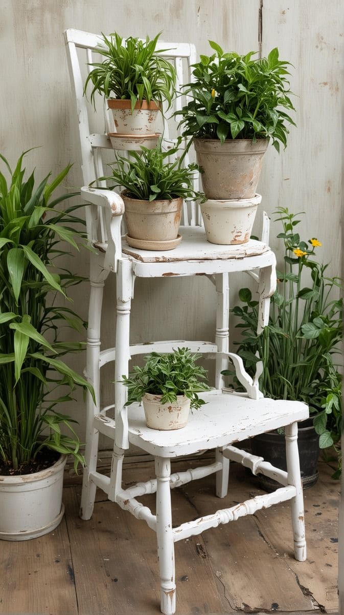 Quirky Chair Plant Stand