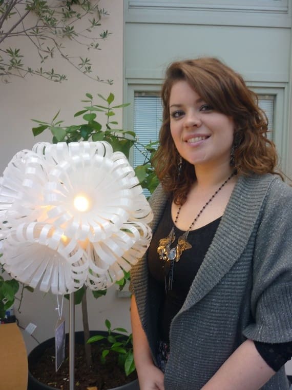 Radiant Milk Jug Flower Lamp