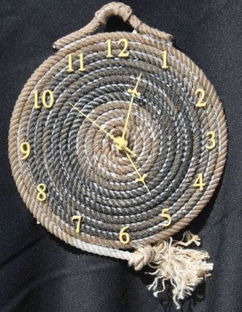 Rope Clock for Unique Charm