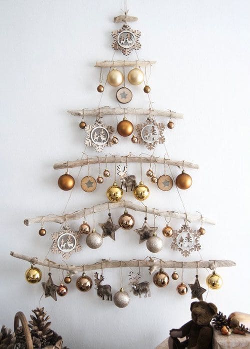 Rustic Driftwood Christmas Tree