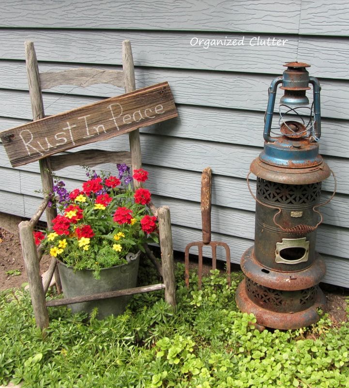 Rustic Rust in Peace Garden Decor