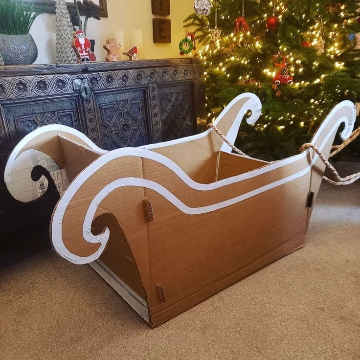 Santas Magical DIY Sleigh Craft