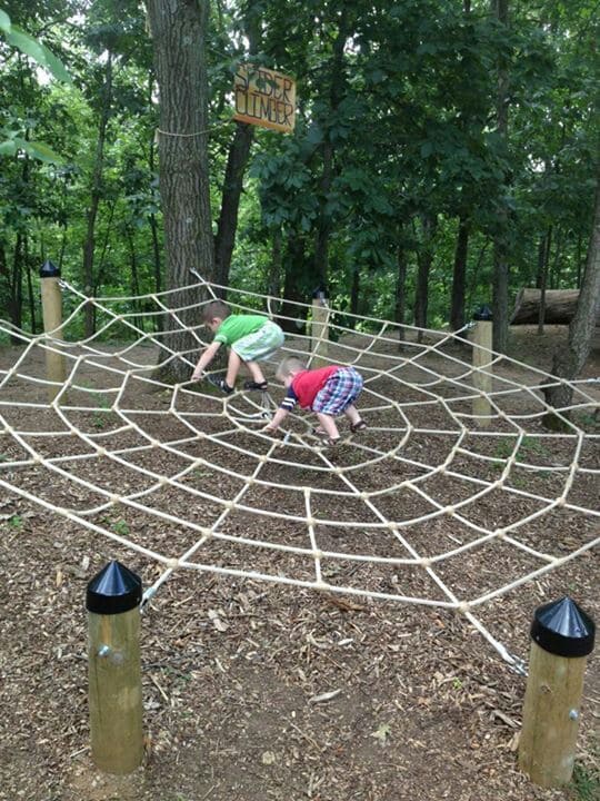 Spider Web Climbing Structure