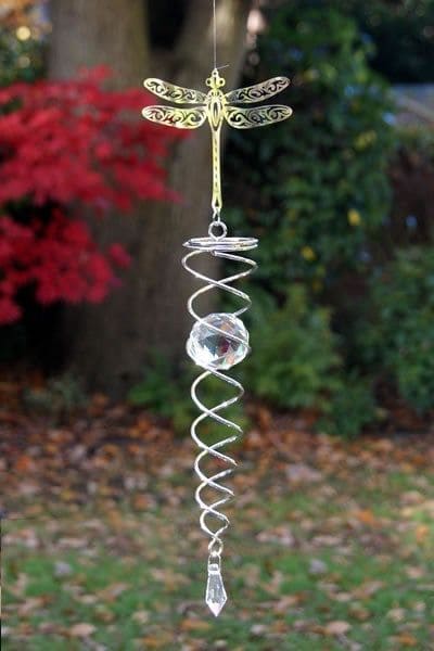 Spiral Crystal Sun Catcher Delight