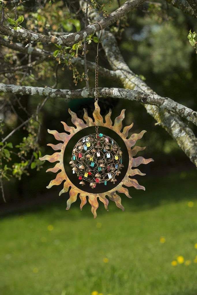 Sunburst Beaded Sun Catcher