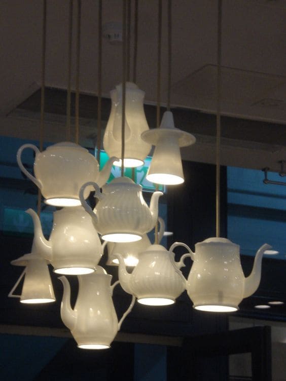 Teapot Pendant Light Cluster